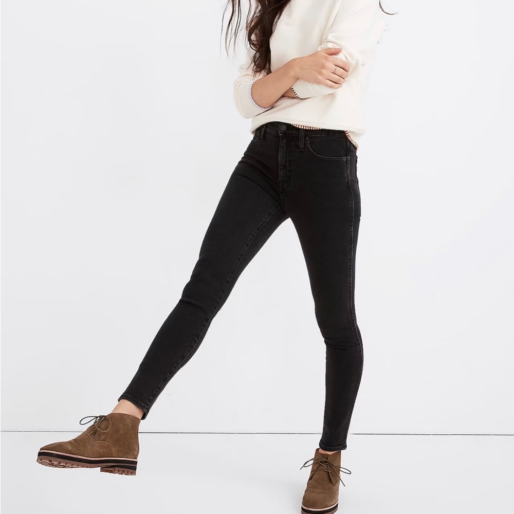 Madewell Petite 10" High-Rise Skinny Jeans in Starkey Wash Size 25P NWT